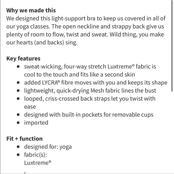 Lululemon Free to Be Serene Sports Bra in Spring Bloom Bin E - Picture 8 of 8